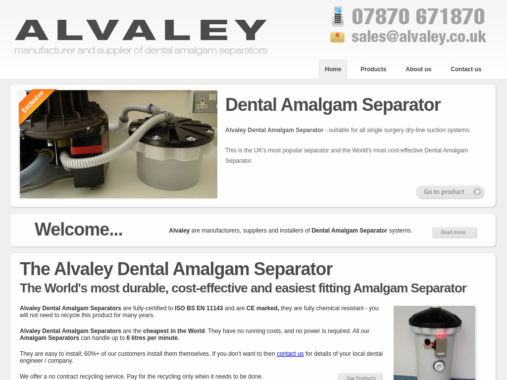 Alvaley Website Design
