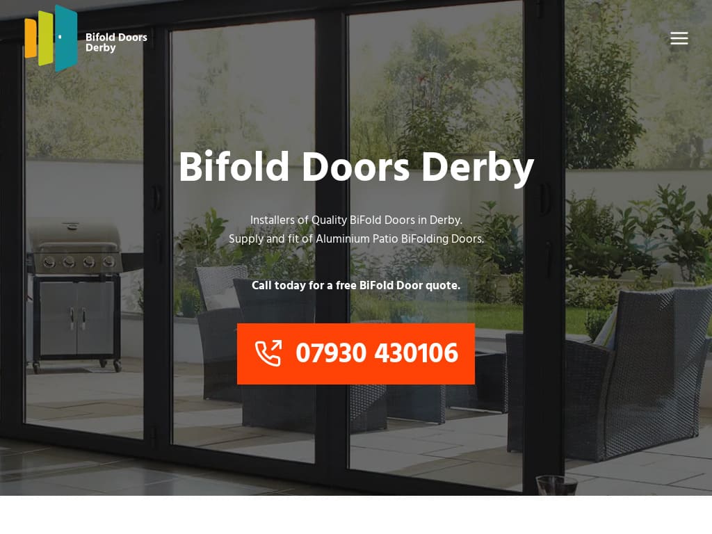 Bifold Doors Derby Website Design