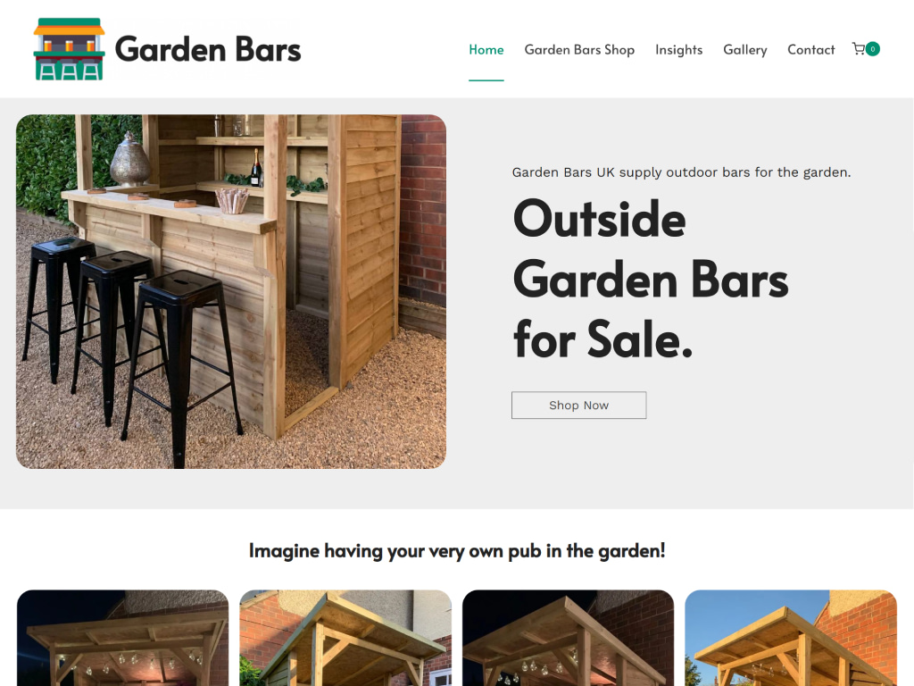 Garden Bars website