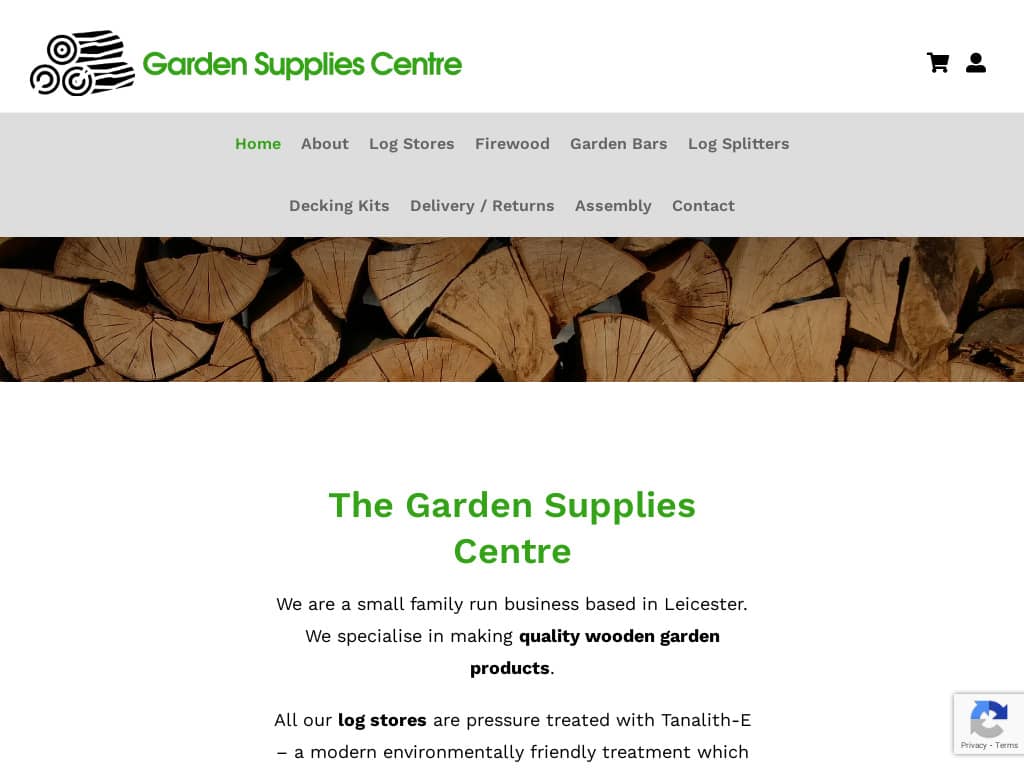 The Garden Supplies Centre Website Design