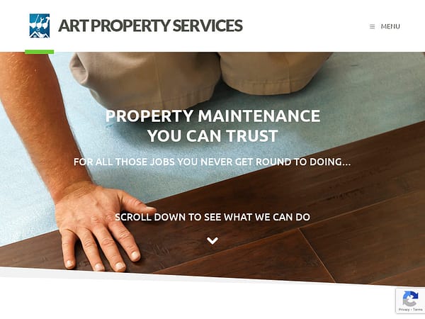 Art Property Services Website Design