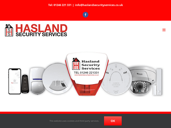 Hasland Security Services Website Design